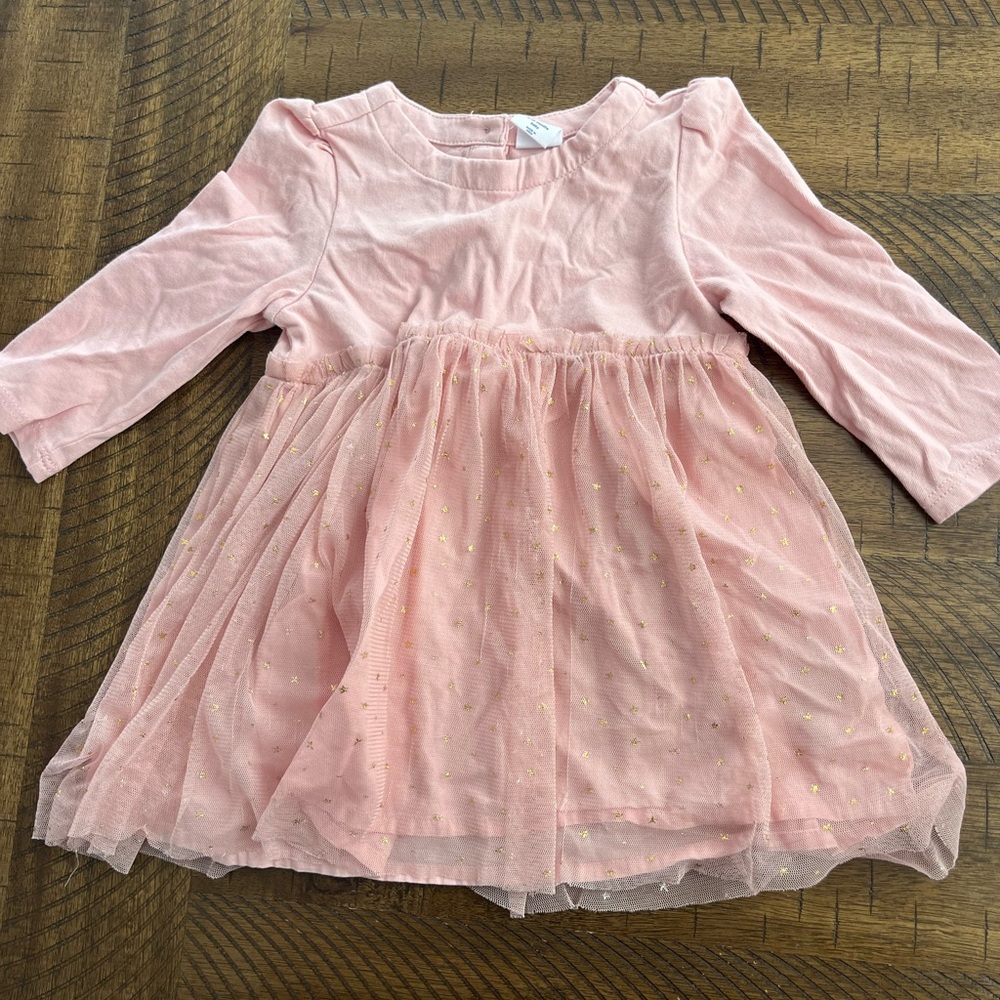 GAP Pink and Gold Kids Casual Dress